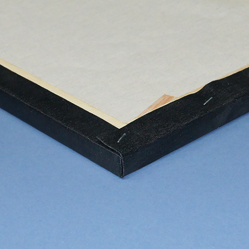BASTIDOR MADERA 4,5 X 1,7 CUÑA CON TELA NEGRA